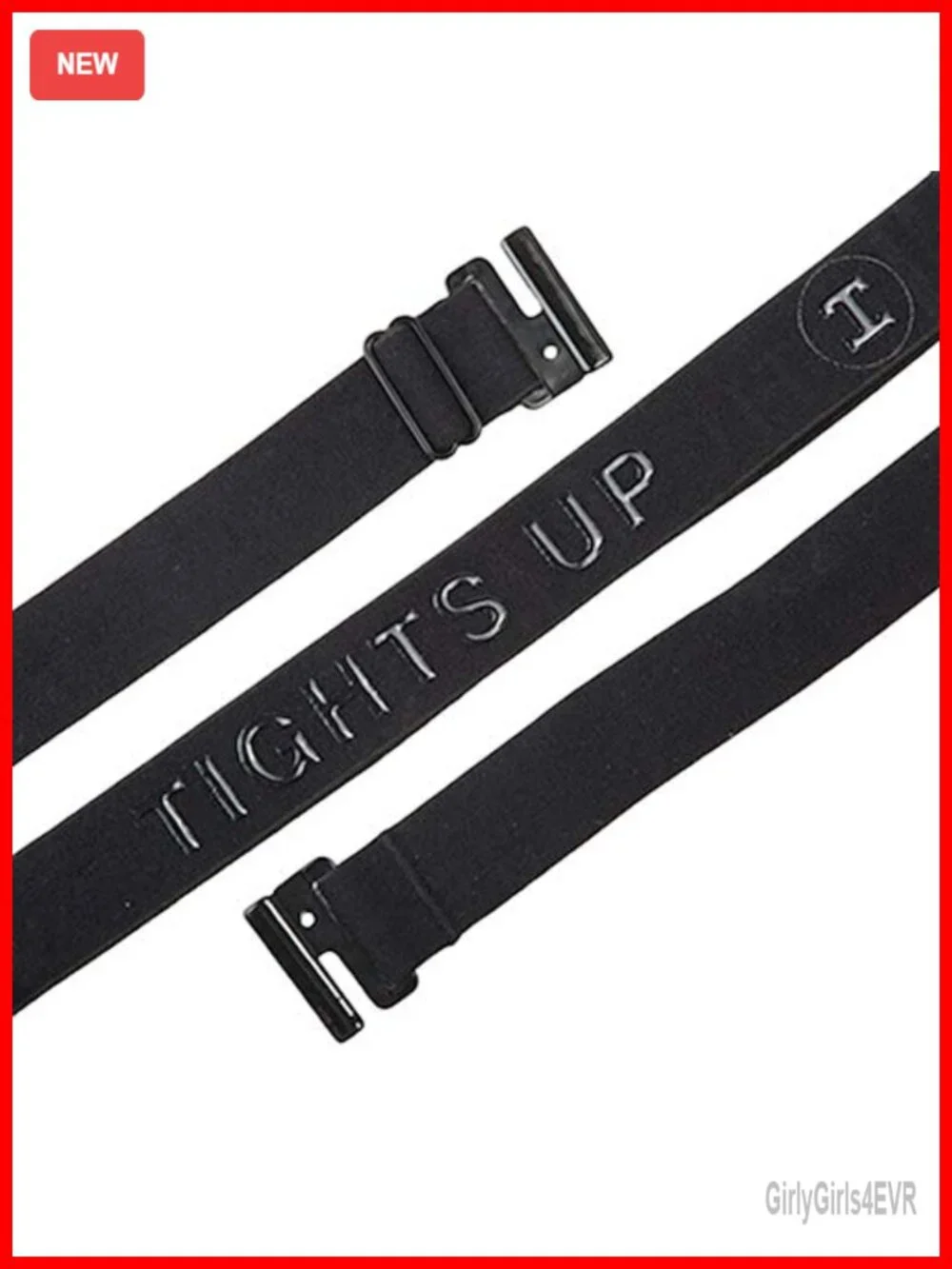 No-Show Stretch Belt, Flat Buckle, Non-Slip Gel Lining, Elastic